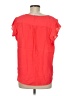 Molly Bracken Orange Short Sleeve Blouse Size M - photo 2