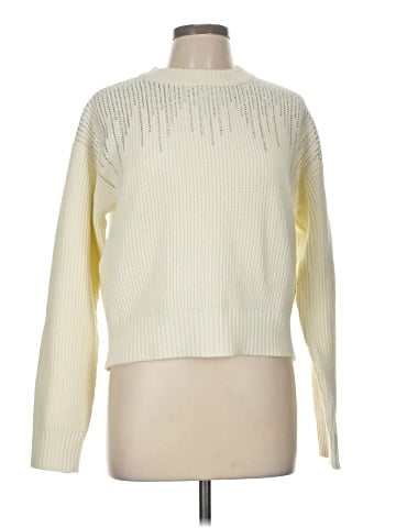 Marled Pullover Sweater (view 1)