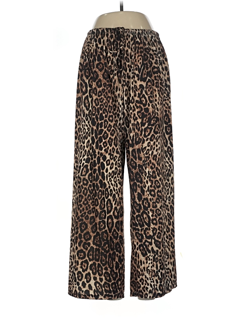 Pre-owned Zara Casual Pants In Brown