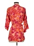 L Space 100% Rayon Print Multi Color Orange 3/4 Sleeve Blouse Size XS - photo 2