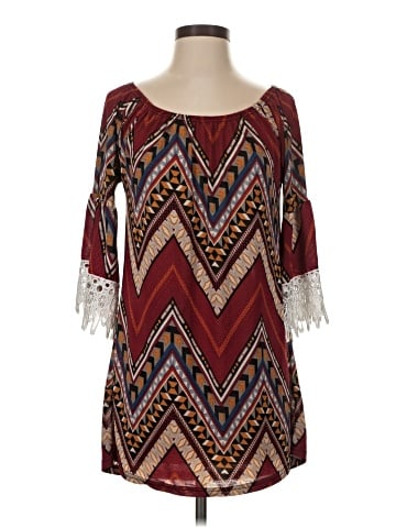 Win Win 3/4 Sleeve Blouse (view 1)