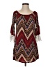 Win Win Burgundy 3/4 Sleeve Blouse Size Sm - Med - photo 1