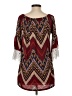 Win Win Burgundy 3/4 Sleeve Blouse Size Sm - Med - photo 2