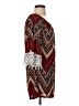 Win Win Burgundy 3/4 Sleeve Blouse Size Sm - Med - photo 4