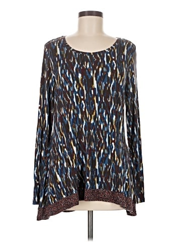 LOGO Long Sleeve Blouse (view 1)