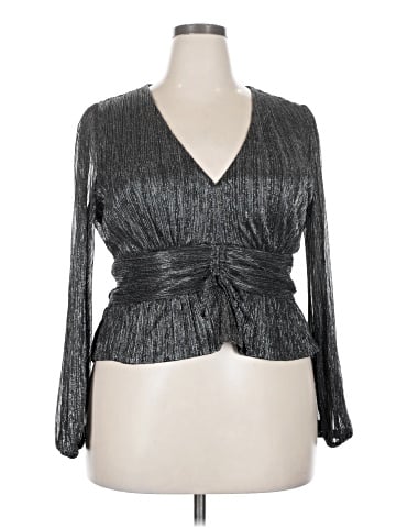 Sofia Jeans by Sofia Vergara Long Sleeve Blouse (view 1)