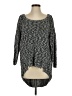 Express Outlet 100% Cotton Tweed Gray Pullover Sweater Size S - photo 1