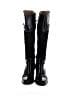 Assorted Brands 100% Leather Black Boots Size EU 37 - photo 2
