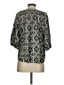 Michael Stars 100% Rayon Black 3/4 Sleeve Blouse Size Sm (0) - photo 2