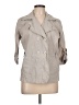 French Cuff Tan 3/4 Sleeve Button-Down Shirt Size L - photo 1