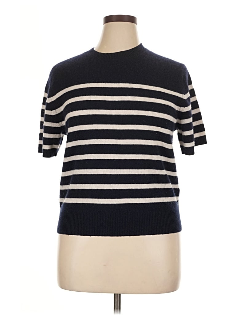 Pre-owned Br Standard Cashmere Pullover Sweater In Blue