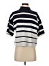 Maeve Stripes Silver Turtleneck Sweater Size XXS - photo 1