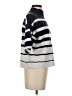 Maeve Stripes Silver Turtleneck Sweater Size XXS - photo 4