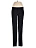 Ecru Solid Black Dress Pants Size 0 - photo 1