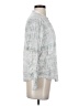 Soft Joie 100% Rayon Silver Long Sleeve Blouse Size S - photo 4