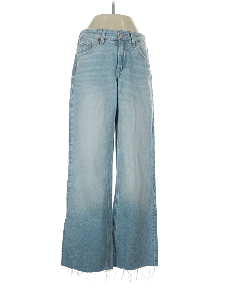 Pre-owned Zara Jeans In Blue
