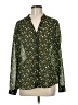 CAbi 100% Polyester Green Long Sleeve Blouse Size M - photo 1