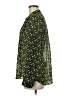 CAbi 100% Polyester Green Long Sleeve Blouse Size M - photo 5