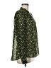 CAbi 100% Polyester Green Long Sleeve Blouse Size M - photo 4
