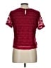 Shein Burgundy Short Sleeve Top Size L - photo 2