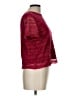 Shein Burgundy Short Sleeve Top Size L - photo 4