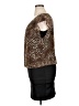 En Focus Studio Animal Print Brown Cocktail Dress Size 14 - photo 5