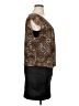 En Focus Studio Animal Print Brown Cocktail Dress Size 14 - photo 4