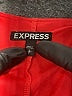 Express 100% Polyester Solid Red Casual Dress Size S - photo 4