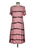 Assorted Brands Stripes Pink Casual Dress Size S - photo 2