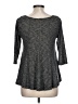 Puella Gray 3/4 Sleeve Top Size L - photo 2