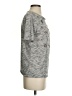 Ann Taylor LOFT Gray Short Sleeve Top Size S - photo 4