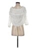 Honey Belle 100% Polyester White 3/4 Sleeve Blouse Size S - photo 1