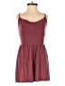 American Eagle Outfitters Solid Burgundy Romper Size XXS - photo 1