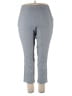 dalia Solid Gray Casual Pants Size 18W - photo 1
