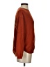 Merokeety Solid Brown Pullover Sweater Size S - photo 4