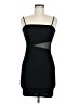 Lavish Solid Black Cocktail Dress Size M - photo 1
