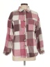 Unbranded Plaid Pink Coat Size M - photo 1