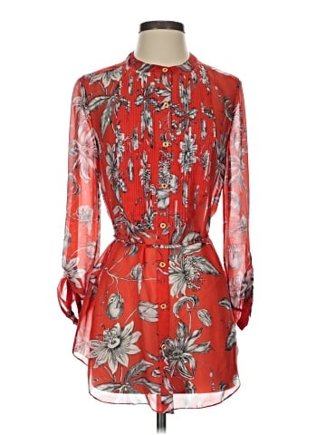 Leifsdottir Long Sleeve Silk Top (view 1)