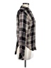 Max Studio 100% Rayon Plaid Black Long Sleeve Button-Down Shirt Size M - photo 4