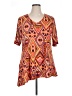 Cato Orange Short Sleeve Blouse Size 14/16W - photo 1