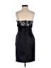 Snap 100% Polyester Black Cocktail Dress Size 3 - photo 2