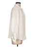 Elle 100% Polyester Polka Dots Ivory Long Sleeve Blouse Size L - photo 4