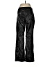 Silence and Noise 100% Polyurethane Metallic Black Casual Pants Size 8 - photo 2