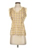 Cotélac Yellow Sleeveless Blouse Size XS (0) - photo 1