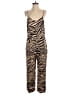 OVERLOVER 100% Viscose Tan Jumpsuit Size M - photo 1