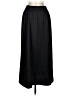 H&M 100% Polyester Solid Black Formal Skirt Size 4 - photo 1