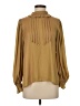Current Air Tan Long Sleeve Blouse Size XS - photo 1