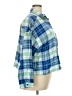 Old Navy 100% Cotton Plaid Blue Long Sleeve Button-Down Shirt Size XXL - photo 4