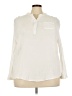 Unbranded 100% Polyester Ivory Long Sleeve Blouse Size 5X - photo 1