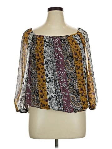 I.N. Studio 3/4 Sleeve Blouse (view 1)
